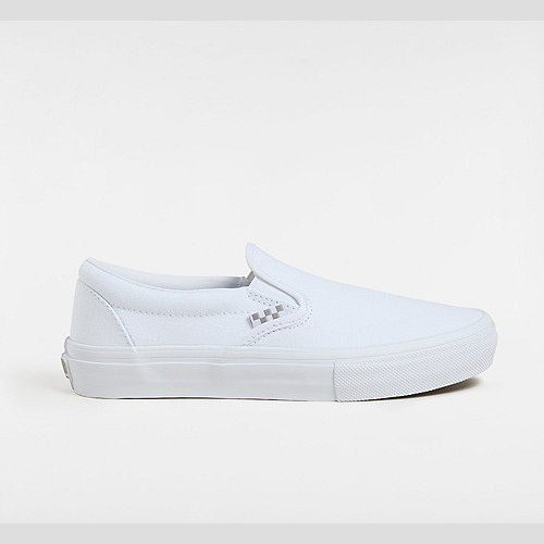 VANS Skate Slip-on Shoes (true White) Unisex White, Size 2.5