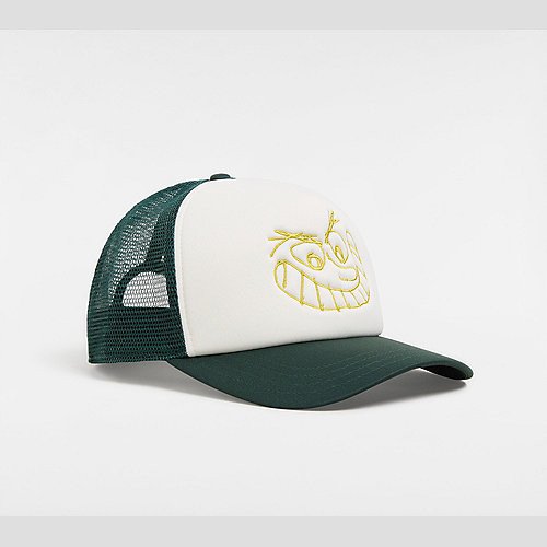VANS Skate Smile Trucker Hat (scarab) Unisex Green, One Size