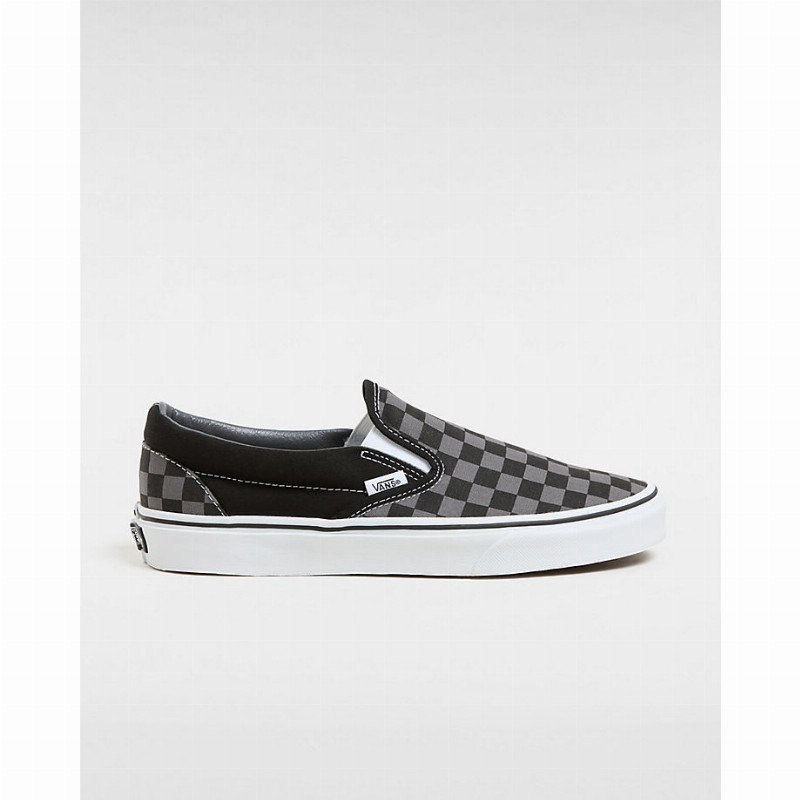 Vans checkerboard clearance black and pewter