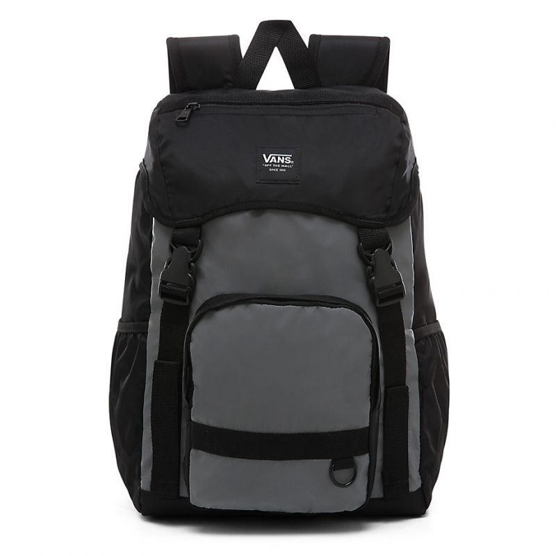 vans black backpack women's