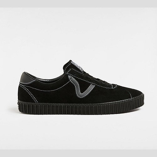 VANS Sport Low Creeper Suede Shoes (black/black) Unisex Black, Size 12