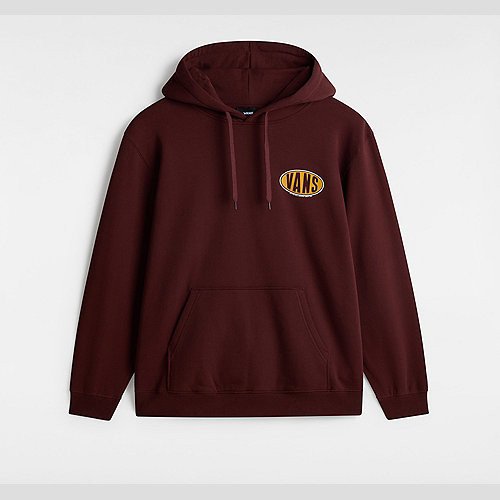 VANS Spray On Loose Pullover Hoodie (bitter Chocolat) Men Brown, Size XXL