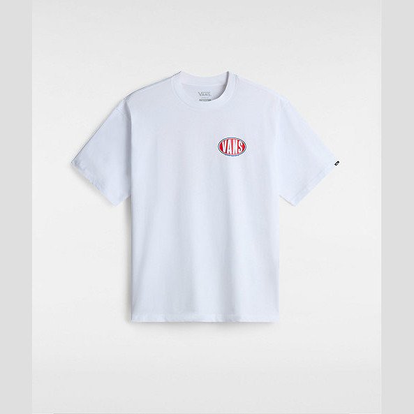 VANS Spray On T-shirt (white) Men White, Size XXL