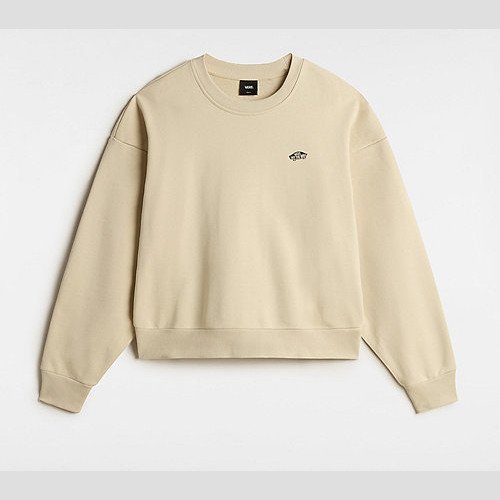 VANS Style 76 Crew Sweatshirt (oatmeal) Women Beige, Size XXS