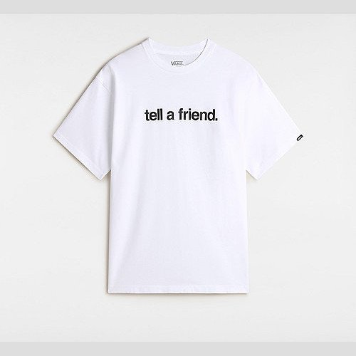 VANS Tell A Friend T-shirt (white) Men White, Size XXL