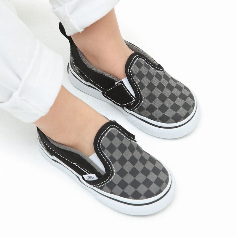 Vans on sale checkerboard pewter