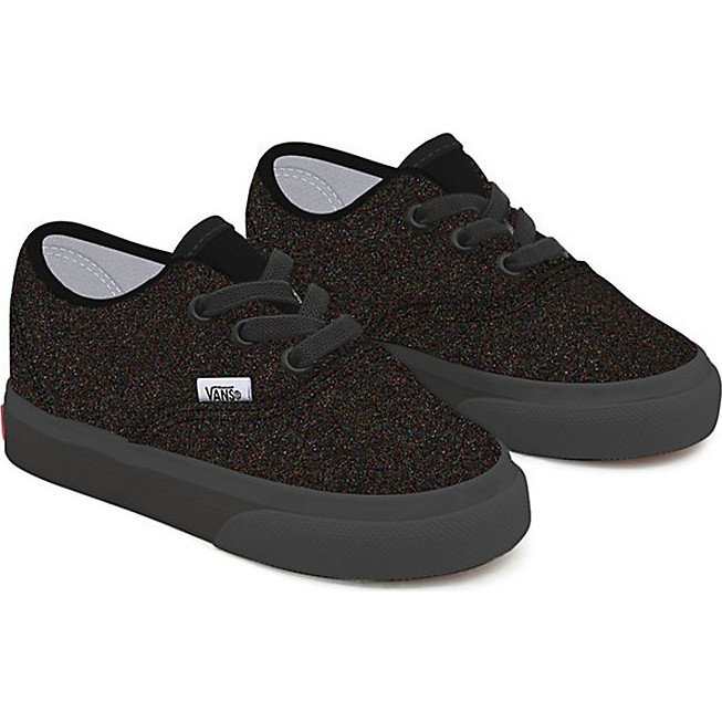 Black glitter cheap vans toddler