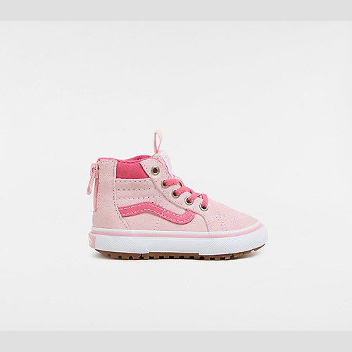 VANS Toddler Mte Sk8-hi Zip Shoes (1-4 Years) (pink/multi) Toddler Pink, Size 3