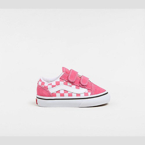 VANS Toddler Old Skool Hook And Loop Shoes (1-4 Years) (honey Suckle) Toddler Pink, Size 9.5