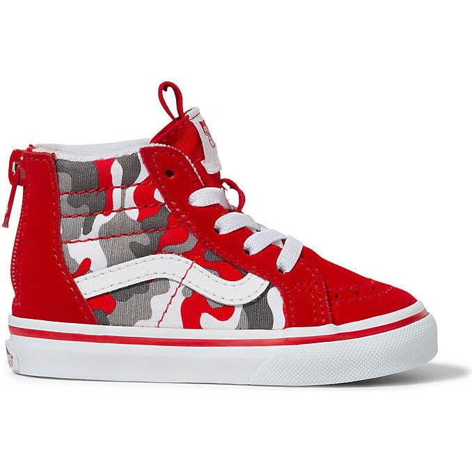 Vans red hot sale camo