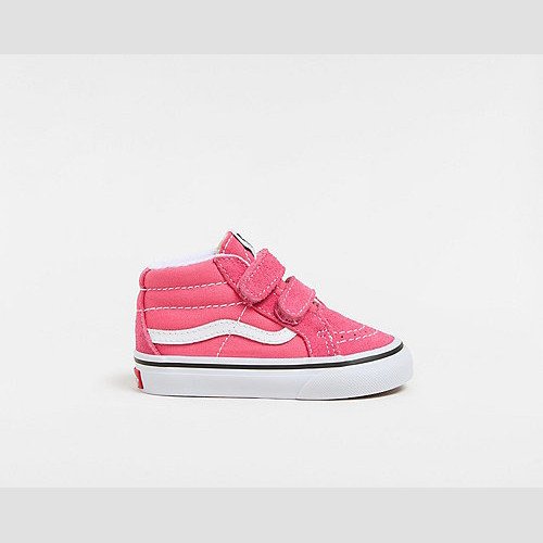 VANS Toddler Sk8-mid Reissue Hook And Loop Shoes (1-4 Years) (honey Suckle) Toddler Pink, Size 9.5