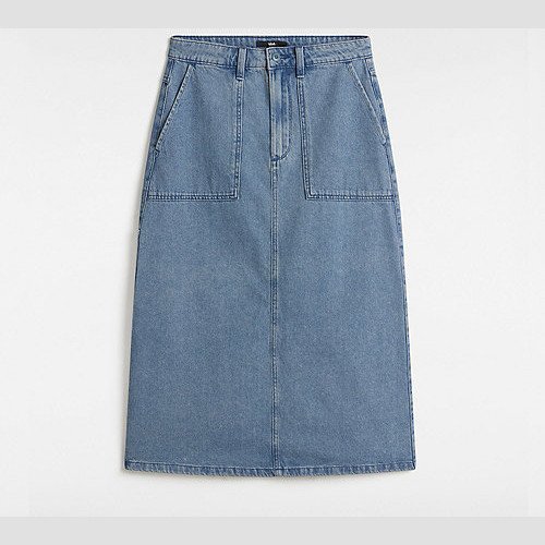 VANS Union Denim Carpenter Skirt (stnwsh) Women Blue, Size 32