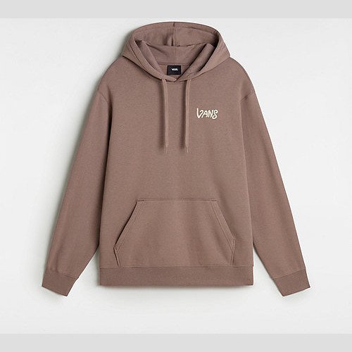 VANS V Hand Loose Pullover Hoodie (deep Taupe) Men Brown, Size XXL