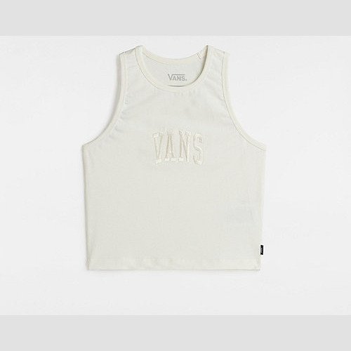 VANS Varsity Racer Tank (marshmallow) Women White, Size XXS