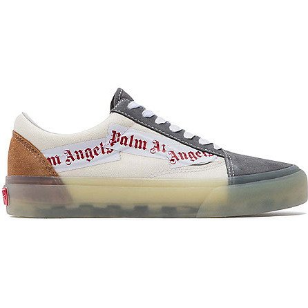 VANS Vault By Vans X Palm Angels Old Skool Lx Shoes ((palm Angels)pewter/trwht) Unisex Grey, Size 12