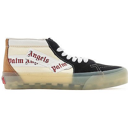 VANS Vault By Vans X Palm Angels Ua Og Sk8-mid Lx Shoes ((palm Angels)blk/chipmunk) Unisex Black, Size 12