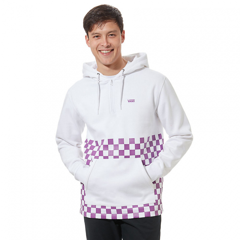 vans white hoodie mens