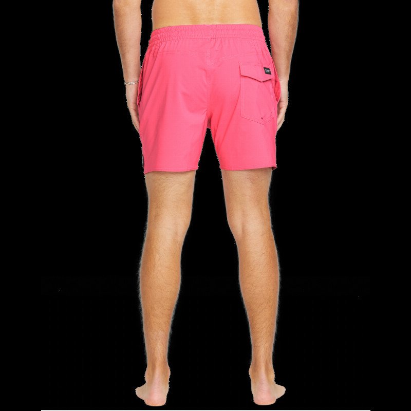 Lido Solid Swimshorts in Neon Pink