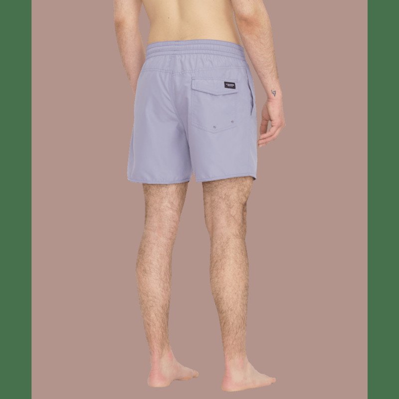 Lido Solid Swimshorts in Violet Dust