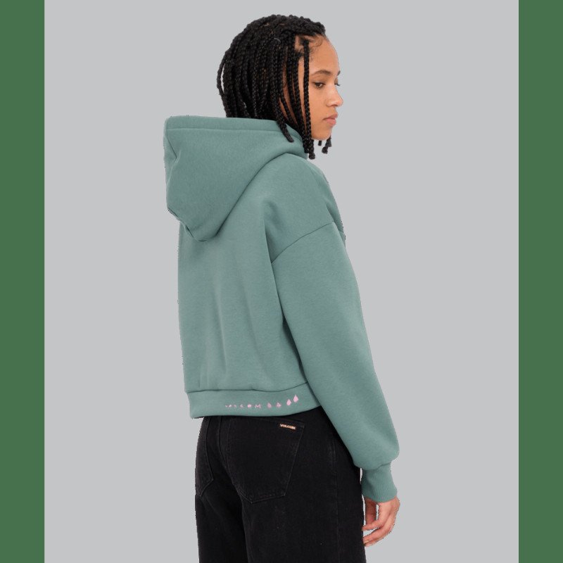 Longo Hoodie in Sea Green