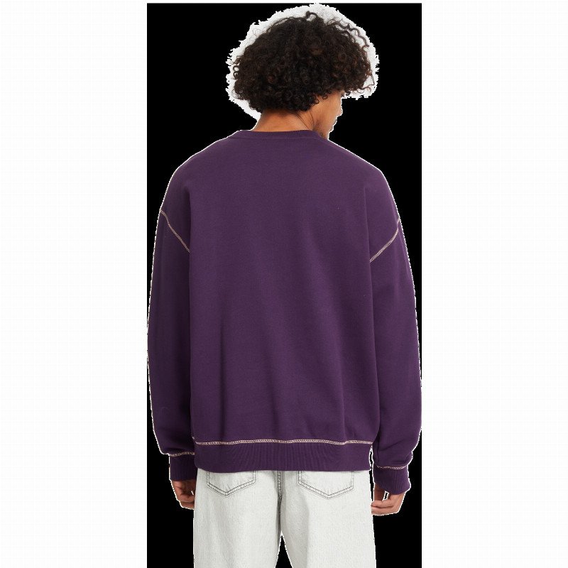 Podcol Crew Sweatshirt in Grape Royale