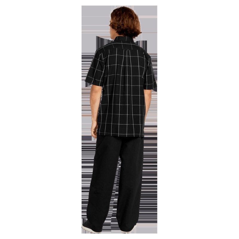 Schroff X Volcom Plaid Shirt in Black