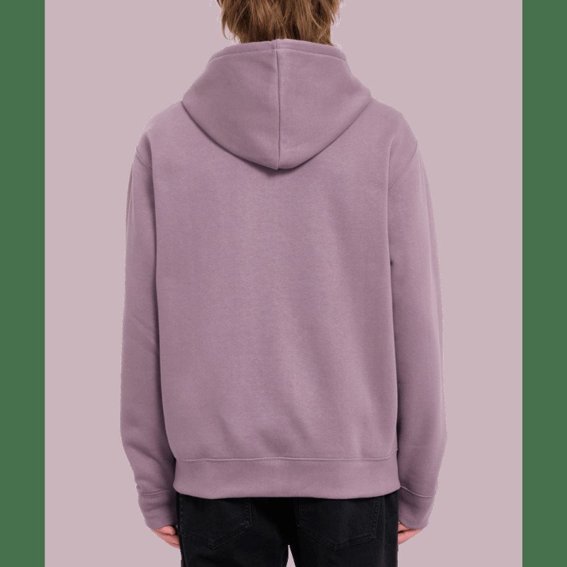 Single Stone Zip Hoodie in Vintage Violet