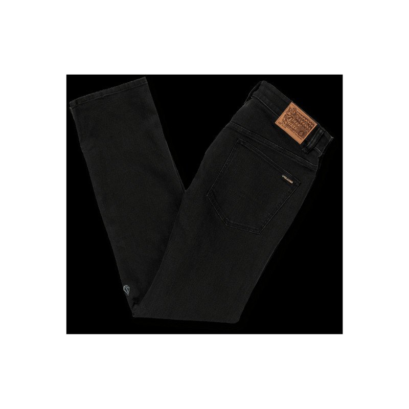 Solver Denim Jeans in Black Out