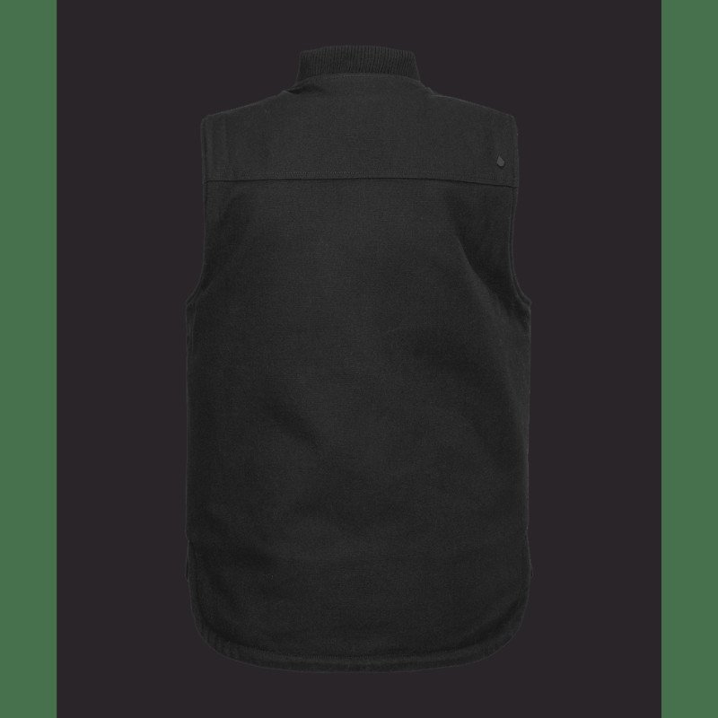 Stone Castine Gilet in Black